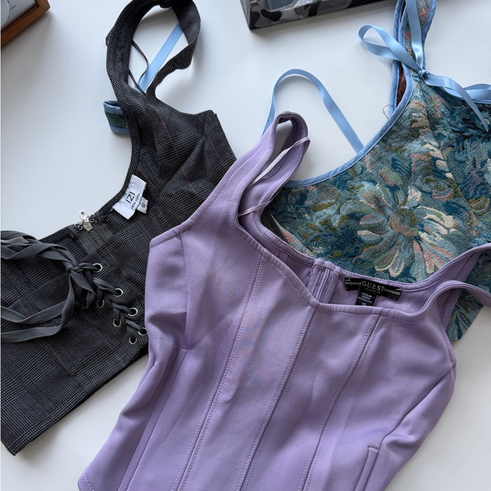 Bundle of 3 corset tops XS/ S
